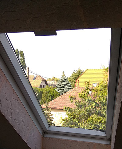Velux FVI tetőablak üvegcsere után Image